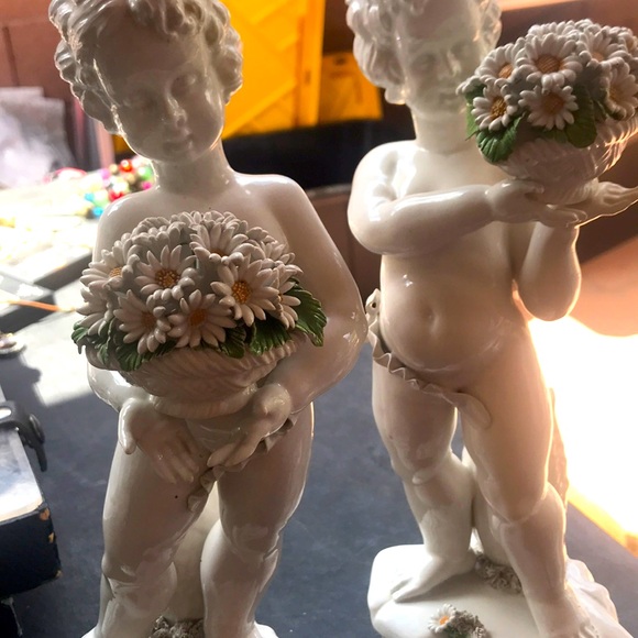 Antique porcelain figures